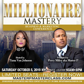 MILLIONAIRE MASTERY BUSINESS & MARKETING CONFERENCE PRESENTED BY MASTER P
