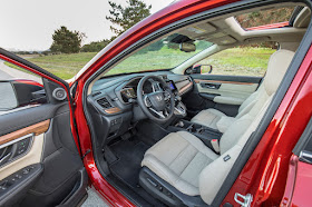 Interior view of 2017 Honda CR-V AWD