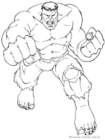 Mewarnai Gambar Hulk | Mewarnai Gambar