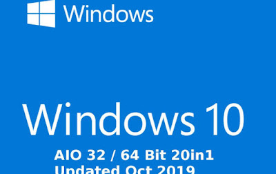 Windows 10 AIO 32 / 64 Bit 20in1 Updated Oct 2019 Download