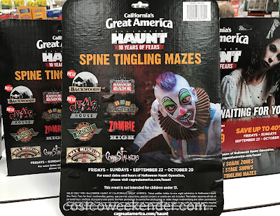 Costco 1181388 - Enjoy zombies and monsters at Halloween Haunt in Great America