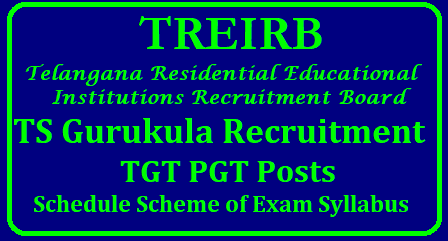 Telangana Residential Educational Institutions Recruitment Board Recruitment Notification 2018 – Apply Online for 2932 TGT PGT Vacancy @ treirb.telangana.gov.in TS Gurukul Recruitment 2018 | TREIRB Recruitment 2018 2932 TS Gurukul TGT PGT Notification Online From 9th July | TREIRB Recruitment 2018 – 2932 TGT PGT Vacancies in TS Gurukul Societies | TREIRB Recruitment 2018 – Apply Online For 2932 TGT, PGT Vacancies in TS Gurukul Societies | TS Gurukulam TGT PGT Rrecruitment 2018-2932 TGT, PGT Vacnacies apply online | Telangana Residential Educational Institutions Recruitment Board (TS Gurukulam) Recruitment Notification 2018 – Apply Online for 2932 TGT PGT Vacancy @ treirb.telangana.gov.in | ts-gurukula-treirb-tswreis-telangana-residential-institution-recruitment-board-various-posts-pgt-tgt-recruitment-notification-exam-pattern-syllabus-scheme-selection-procedure-apply-online-treirb.telangana.gov.in-download-hall-tickets-answerkey-results-merit-list TREIRB Recruitment 2018 Apply Online For Telangana Gurukul TGT PGT Vacancies/2018/07/ts-gurukula-treirb-tswreis-telangana-residential-institution-recruitment-board-various-posts-pgt-tgt-recruitment-notification-exam-pattern-syllabus-scheme-selection-procedure-apply-online-treirb.telangana.gov.in-download-hall-tickets-answerkey-result.html