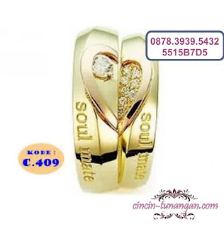 cincin emas love no 409