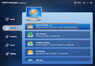 Backup Dan Restore Windows Kamu Dengan Aplikasi AOMEI Backupper 4.1