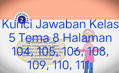 Kunci Jawaban Buku Tematik Siswa Kelas 5 Tema 8 Subtema 3 Upaya Pelestarian Lingkungan Pembelajaran 2 Halaman 104 105 106 108 109 110 111