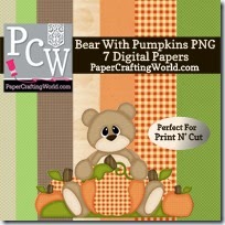 bear w pumpkin digi set-200