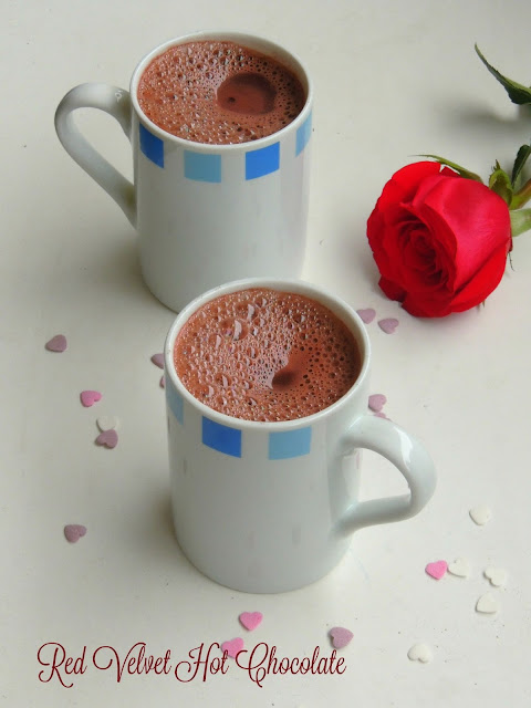 Red velvet hot chocolate