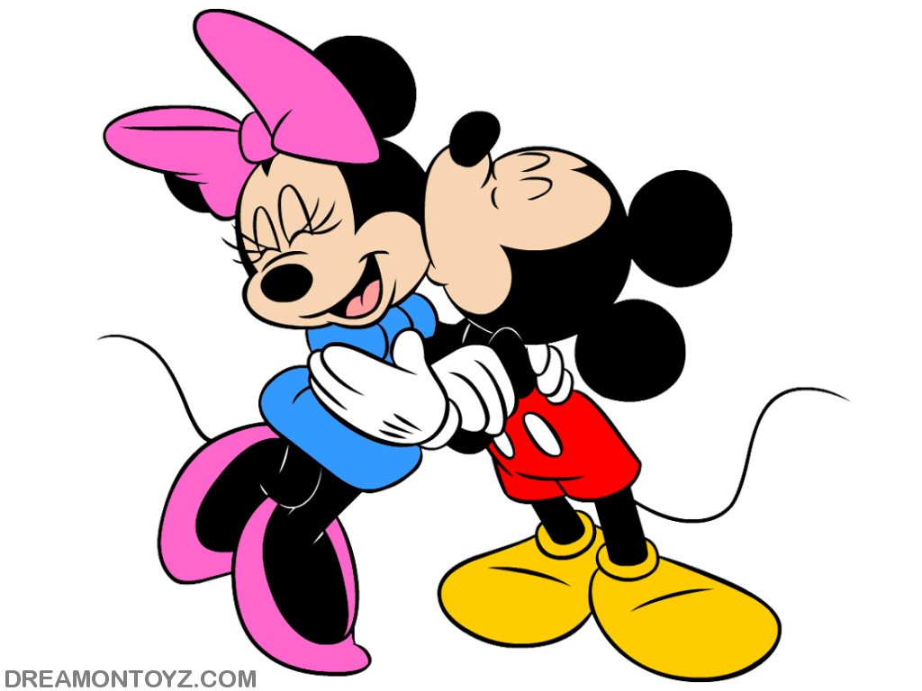 Minnie And Mickey Coloring Pages