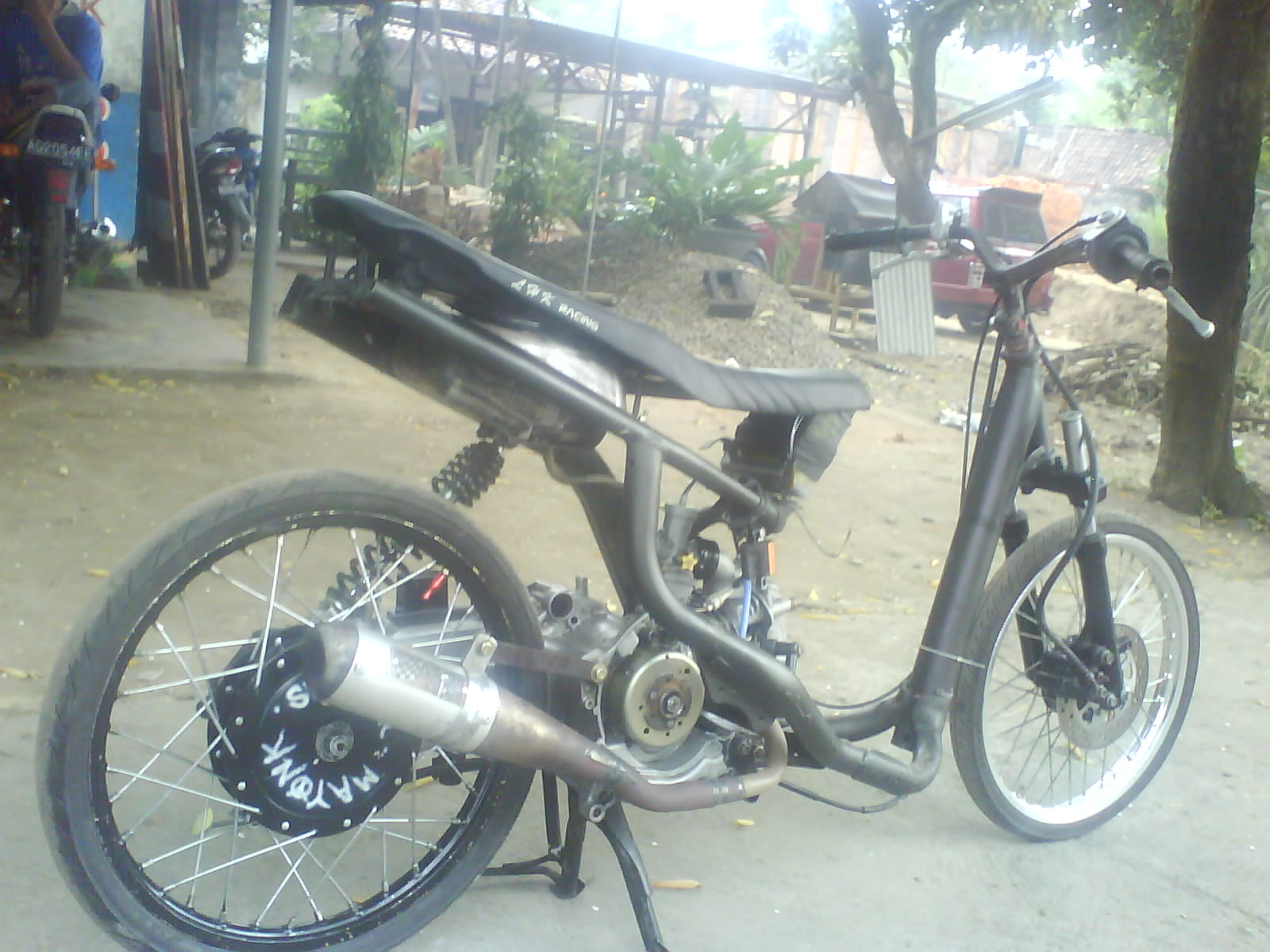 Modifikasi Motor Matic Matic Drag Bike Motor Drag Yamaha Mio