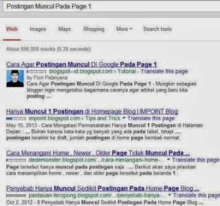 Cara Agar Postingan Muncul Di Google 2