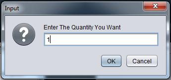 java inventory system - quantity