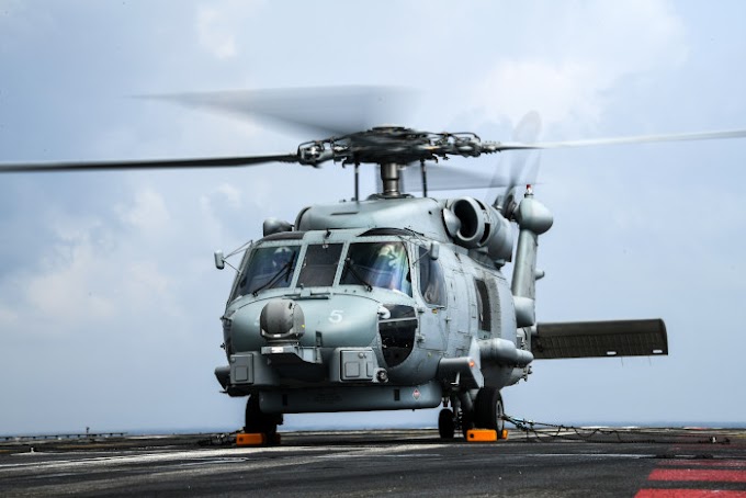 भारतीय नौसेना ने INAS 334 'सीहॉक्स' - पहला MH 60R स्क्वाड्रन शामिल किया (Indian Navy inducts INAS 334 'Seahawks' – the first MH 60R squadron)