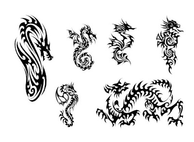Tribal Tattoo Dragon, Art Tattoo, Design Tattoo, Pictures Tattoo, Gallery Tattoo, Dragon Tattoo Tribal
