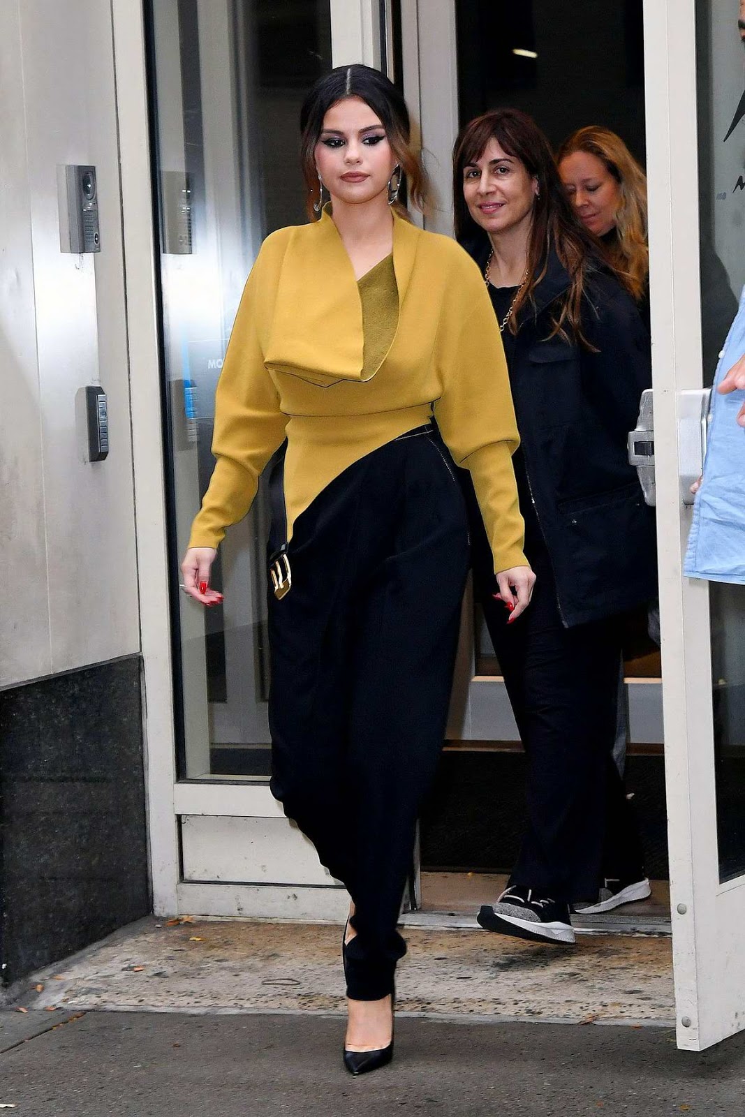 Selena Gomez high street style fashion in New York City