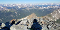 Robinson Mountain summit marker