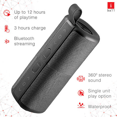 iBall Musi Twins TWS Waterproof IPX7 Bluetooth Speaker