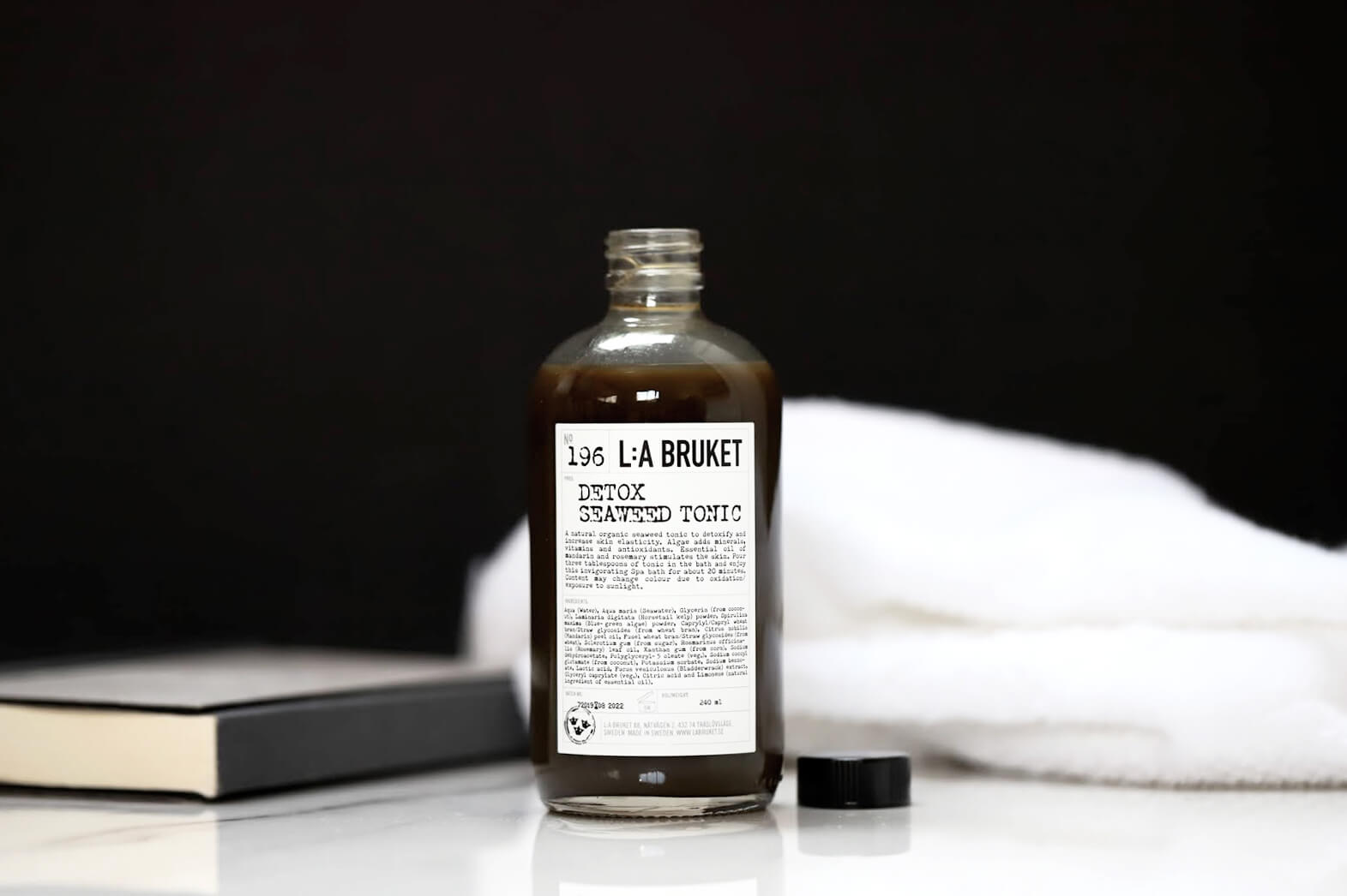 LA Bruket Detox Seaweed Bain d'Algue Mandarine Romarin