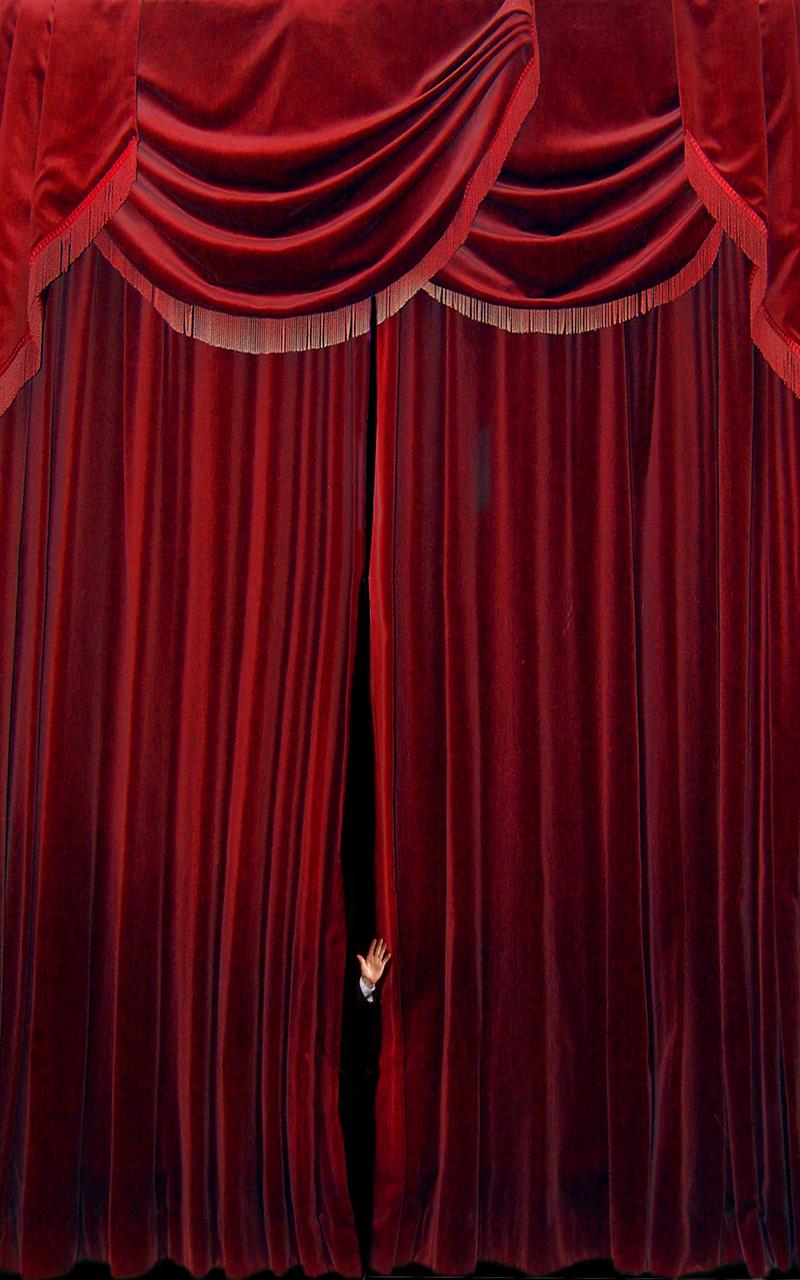 Fancy Living Room Curtains Red Velvet Leather