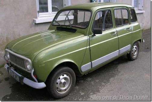 Renault 4 basis Dacia Duster