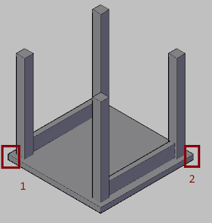 10 Hari belajar Autocad 3D - membuat side table