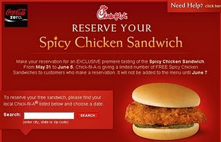 Chick-fil-A chicken Sandwich Spicy