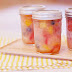 HOMEMADE FRUIT FROZEN COCKTAIL CUPS IN MASON JARS