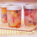 HOMEMADE FRUIT FROZEN COCKTAIL CUPS IN MASON JARS