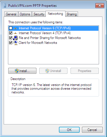 Windows 7 VPN setup