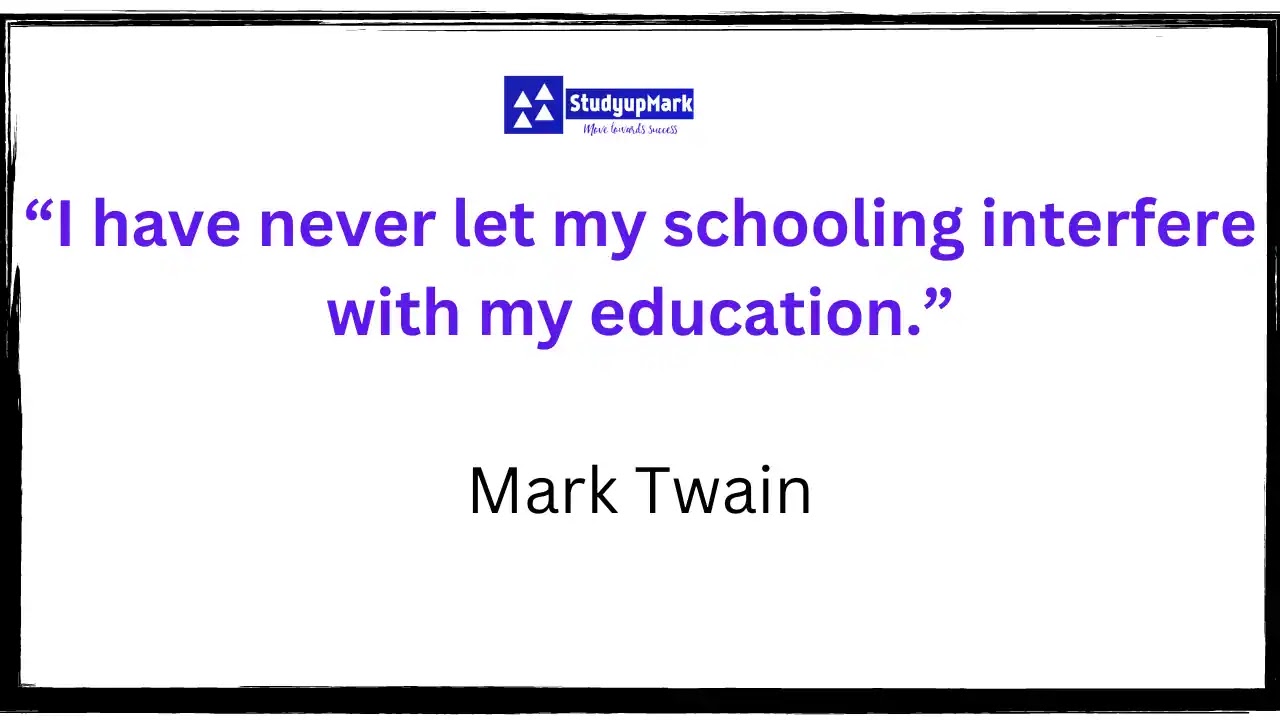 Mark Twain Quote about Education