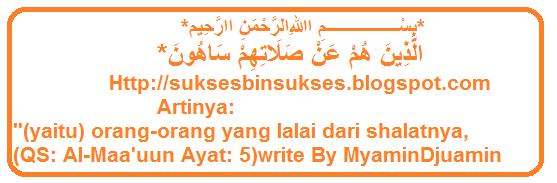 gambar perintah shalat QS.Al-Ma'un ayat 5