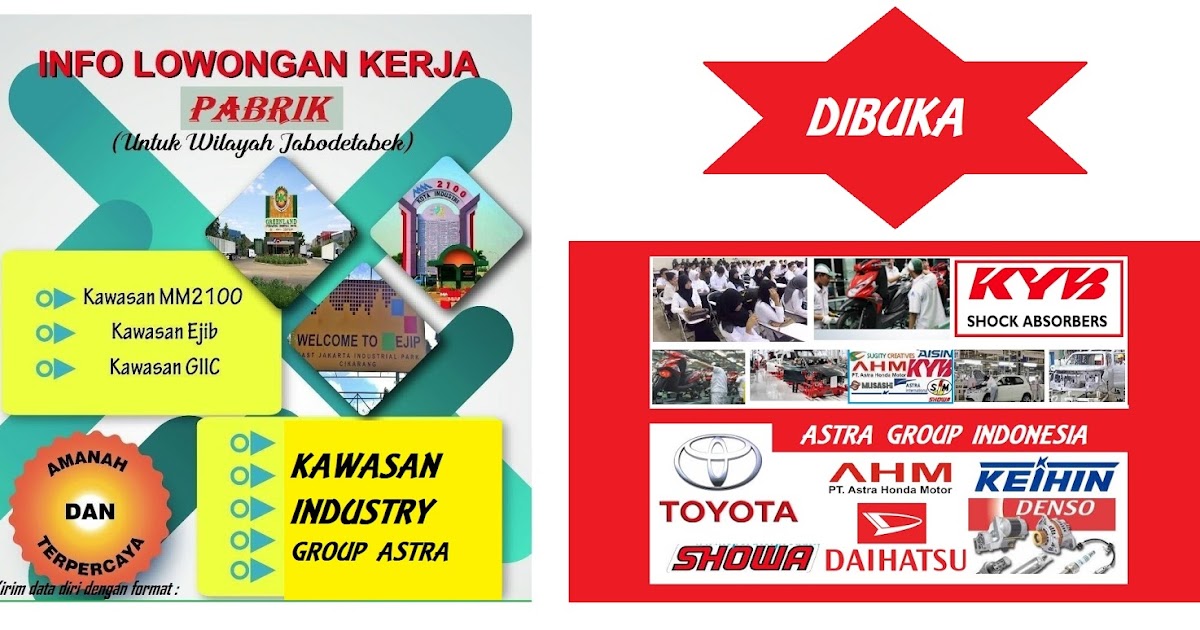 Lowongan Pt Npi Tambun Bekasi - Loker 2020 Bekasi ...