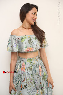 Actress Pragya Jaiswal Stills in Floral Dress at turodu Interview  0098.JPG