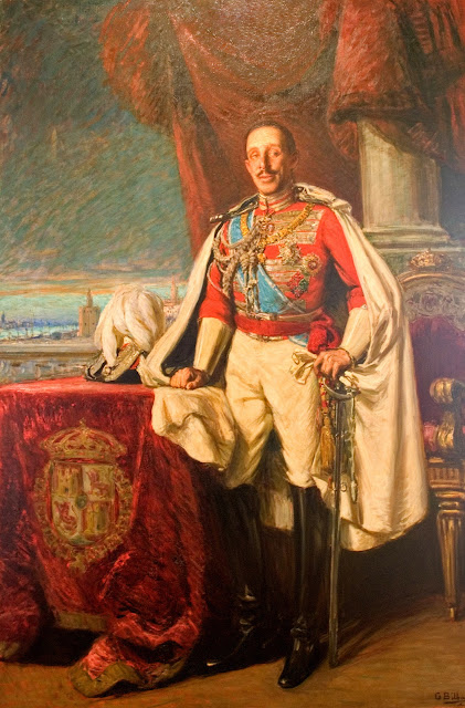 Gonzalo Bilbao Martinez, Retrato de Alfonso XIII, Alfonso XIII, Retrato de Felipe VI, Retratos de Felipe VI, Felipe VI, Cuadro de Felipe VI, Nuevo retrato de Felipe VI, Familia Real Española, Leonor de Borbón, Sofía de Borbón