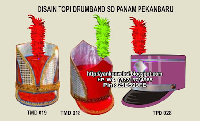 TOPI MAYORET DAN PEMAIN DRUMBAN  MARCHING BAND