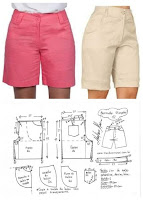 Patrones de costura para shorts de mujeres