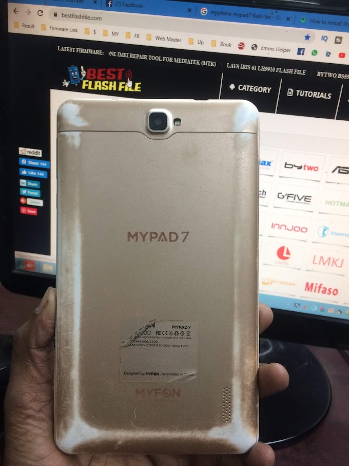 MYFON MYPAD 7 MT6580 ANDROID 6.0 FLASH FILE