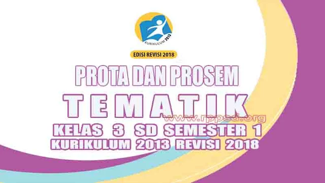 Prota dan Prosem Tematik Kelas 3 SD Semester 1 K13