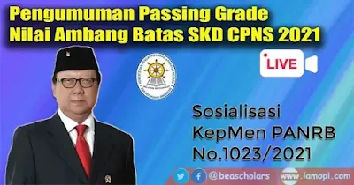 Passing Grade SKD CPNS 2021