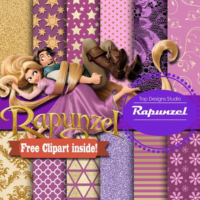 Papel Digital - Rapunzel