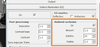 setting ketegasan garis gambar pada vray sketchup