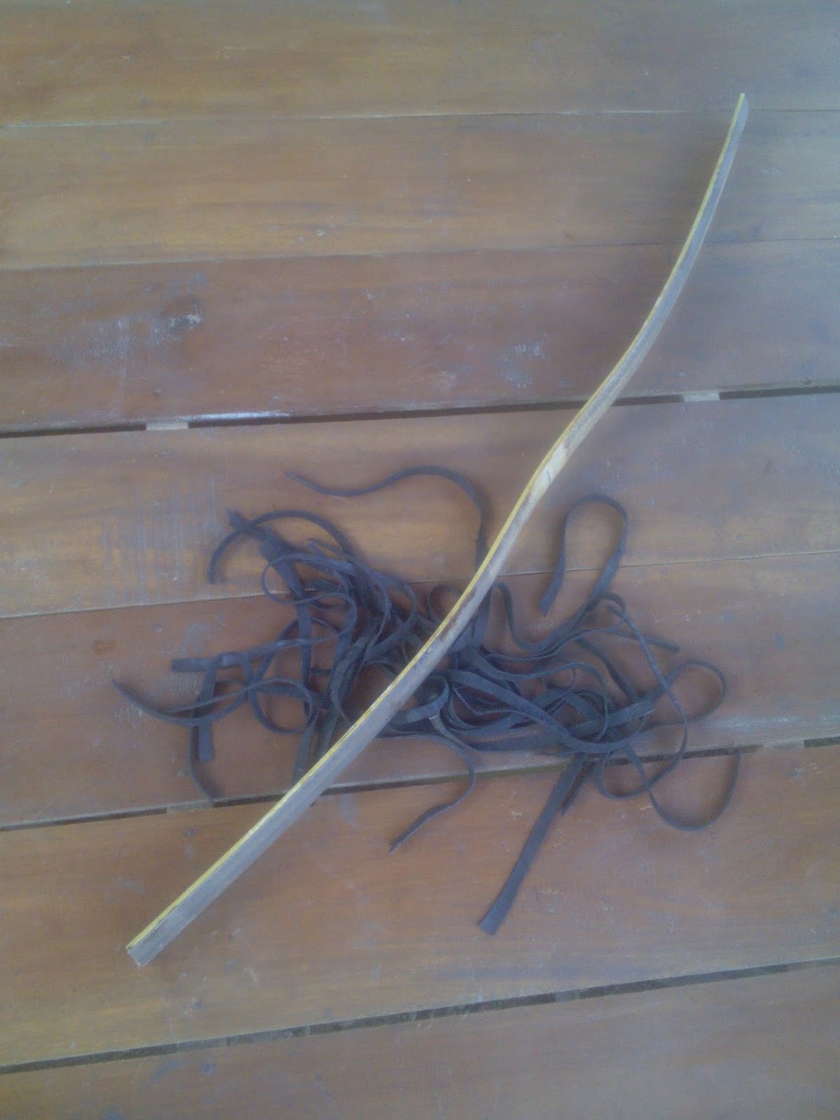  Cara Membuat Busur Panah  Bambu CARA  MEMBUAT  SENJATA
