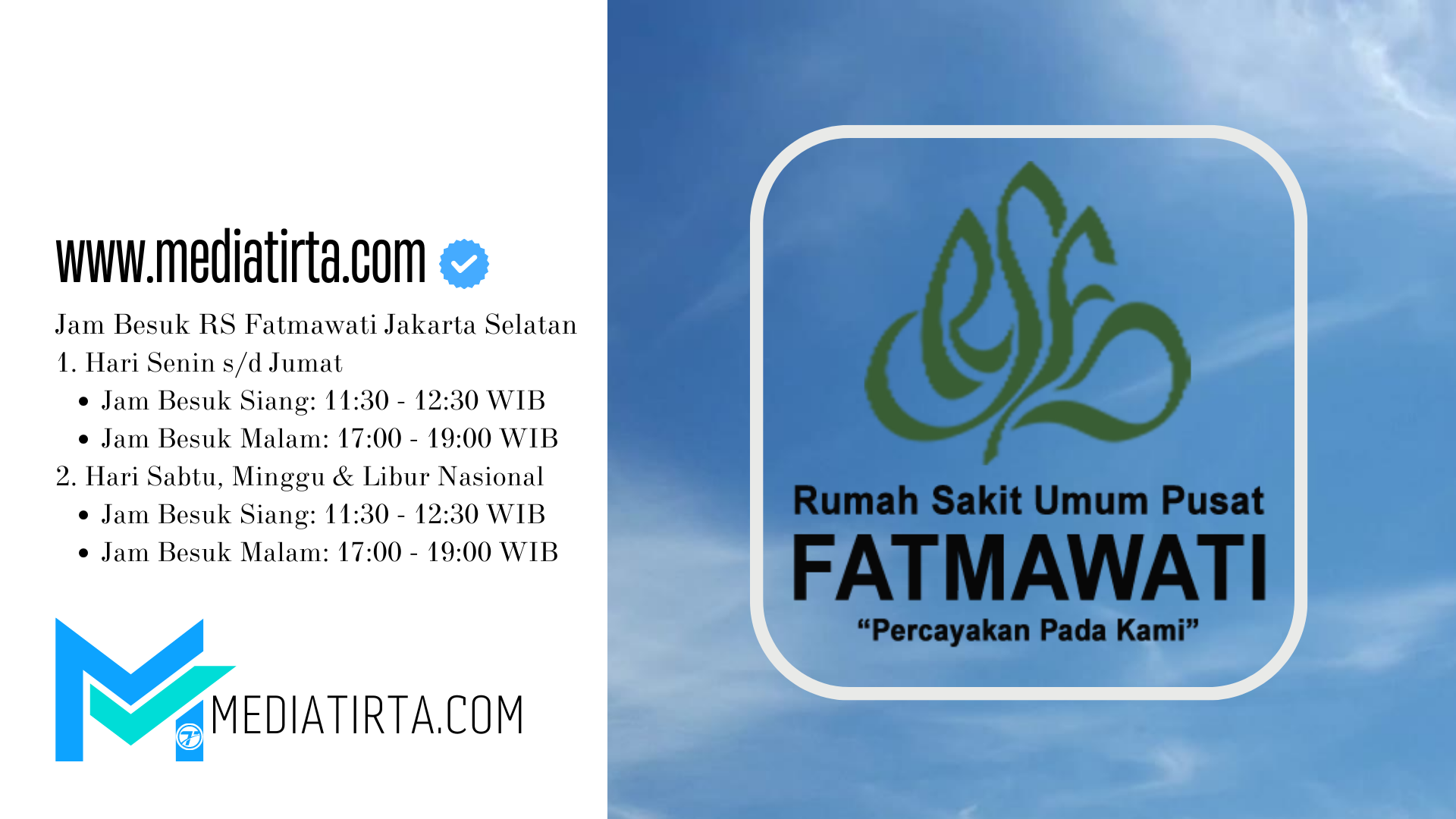 Jam Besuk RS Fatmawati Jakarta Selatan