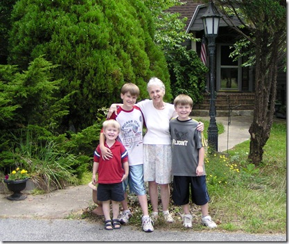 Mom Mom and the boys