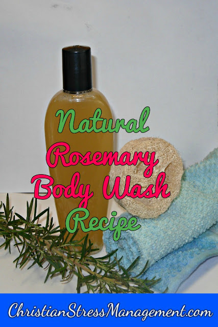 Natural Rosemary Body Wash Recipe