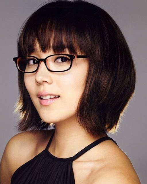Short Hair With Glasses