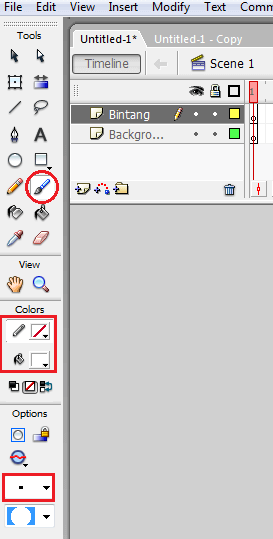 Cara Membuat Animasi Tata Surya Dengan Perintah Motion Guide Pada Macromedia Flash 8