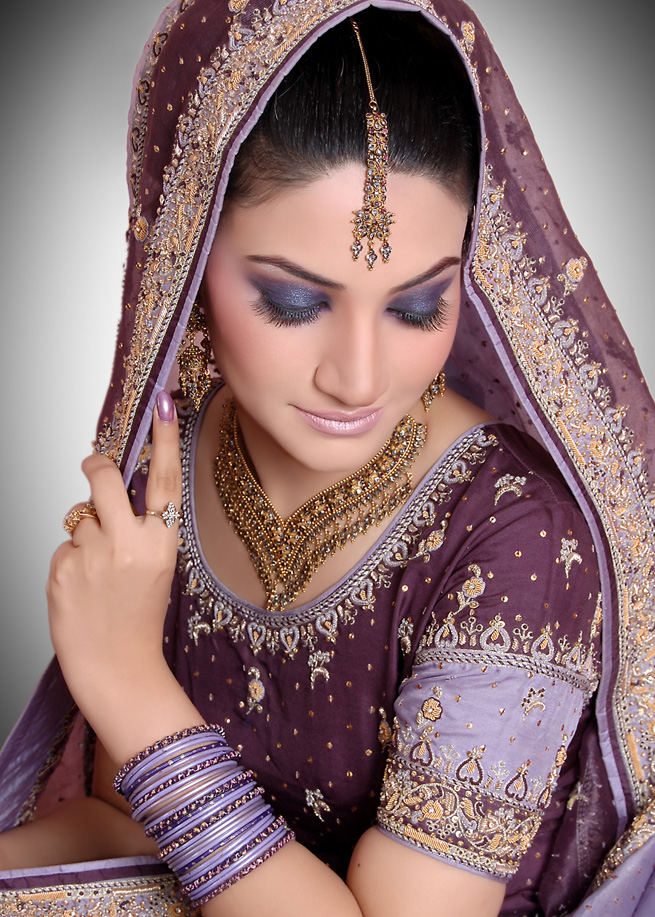 bridal makeup in india. Bridal dress