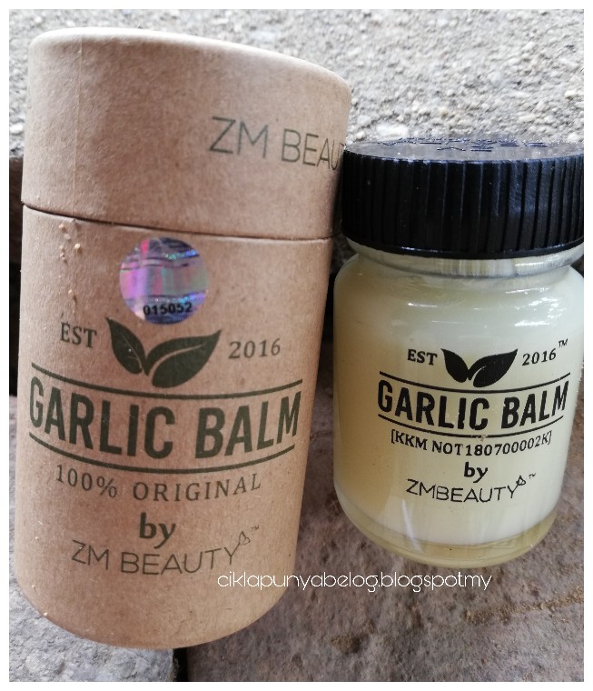 Garlic Balm by ZM BEAUTY, membantu mengurangkan masalah 
