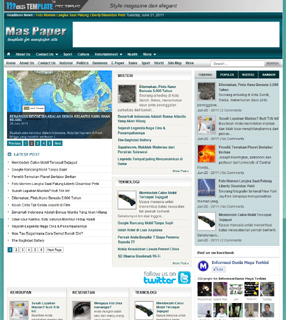 Mas Paper Blogger Template