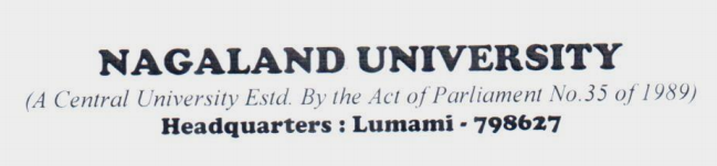 Assistant Professor , Associate Professor and Professor (Law) at Nagaland University - last date 01/07/2019